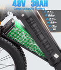 Dual Motors AWD 2000W Electric Bike for Adult 26'' UL2849 48V 30AH E - Mountain Bike 4.0 Fat Tire up to 35MPH&120miles Long Range Off - Road Ebike Dual Hydraulic Disc Brakes&Ful Suspension Electric Bicyc