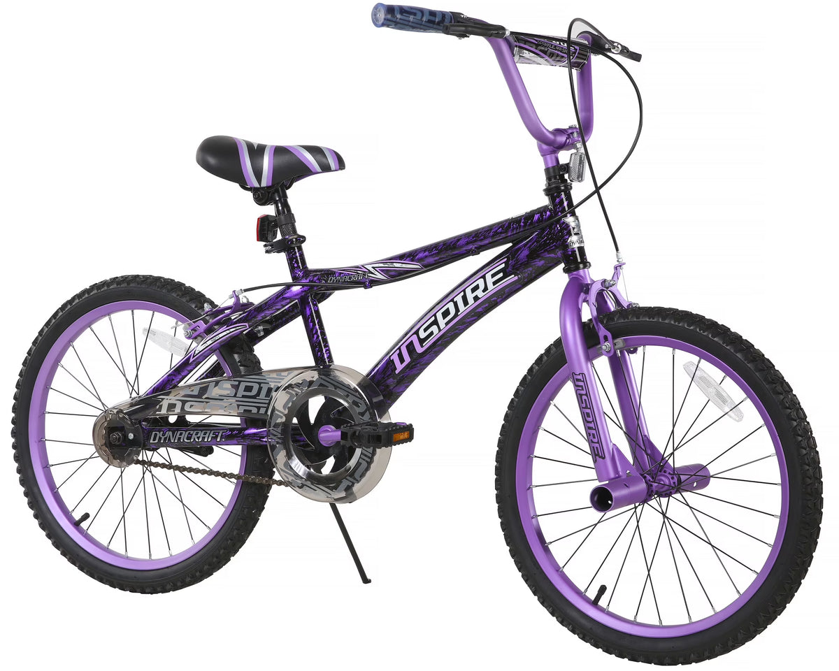 20" Dynacraft Inspire Girls BMX Bike for Kids, Ages 7 - 14