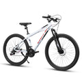 27" Mountain Bike, 21 - Speed Dual Disc Brakes with Aluminum Frame - Black