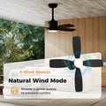 Tangkula 42” Ceiling Fan with Light and Remote