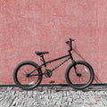 Cubsala 20 in Kids BMX Bike Freestylefor Age 6 - 14 Years Old Boys Girls with 4 Pegs, Black with Red Tires