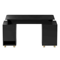Contemporary Executive Floating Desk with 3 Drawers and Stylish Work Surface