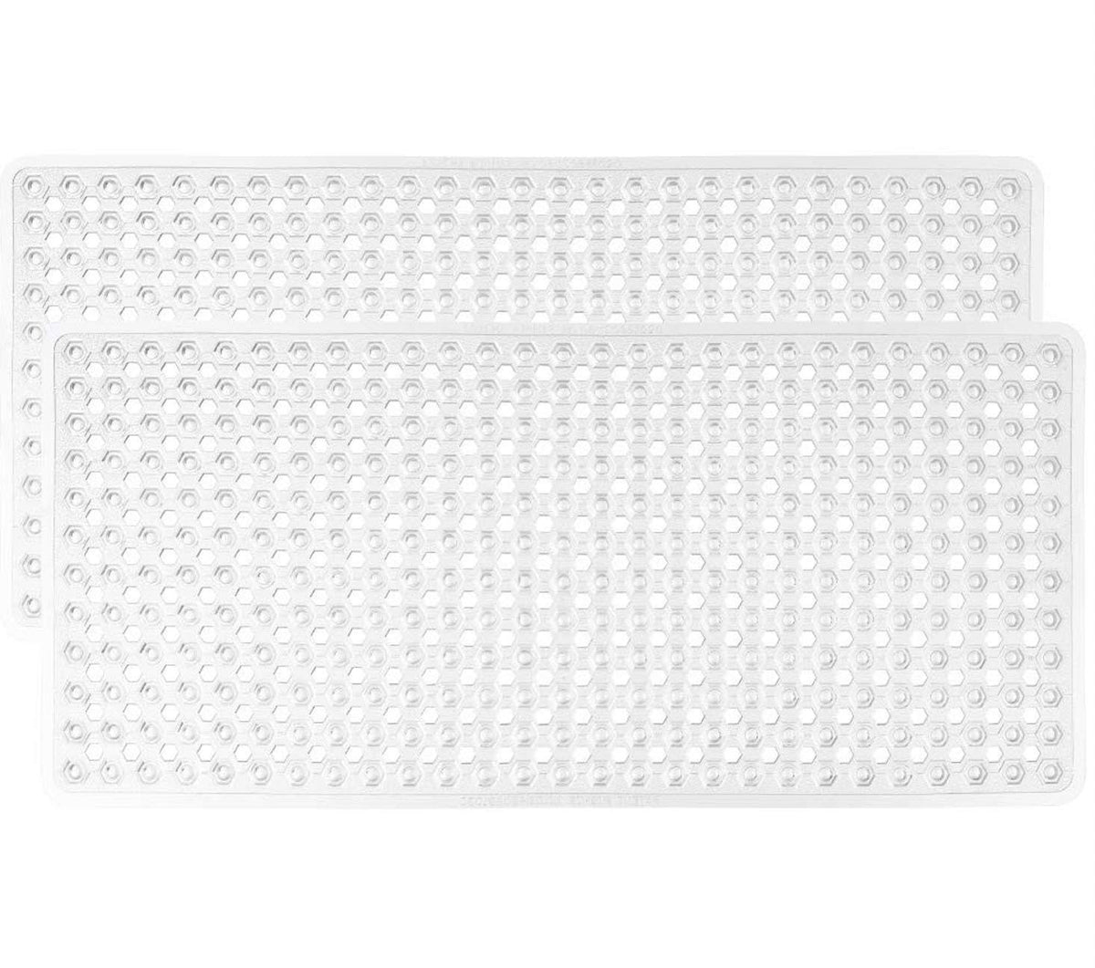 Gorilla Grip Patented Bath Tub and Shower Mat, 35x16, Machine Washable, Extra Large Bathtub Mats with Drain Holes and Suction Cu