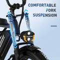 COLORWAY 750W 20"x4.0 Fat Tire Electric Bike, 48V 15ah Battery, Off - Road E - Bike for Adults, UL2849 Certified