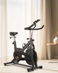 Naipo Exercise Bike Indoor Cycling Bike with 300 lb Big Seat Cushion for Home Cardio Leg Workout