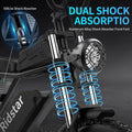 1500W MTB Electric Bicycle 48V 20ah Removable Battery E - Bike，electric Bike for Adults 20" Fat Tire Electric Motorcycle, Shimano 7 Speed Full Suspension Mountain Bike UL2849