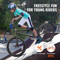 KFFKFF BMX Cycle, Freestyle Bike with 20 - Inch Wheels, BMX Racing Cycle with 360° Rotator and Four Pegs, Suitable for Novice to Skilled Riders, BMX Bikes for Teens and Adults