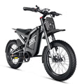 Arkveld Electric Bike for Adults, Peak - 3000W, Max 40MPH and 80miles Electric Motorcycle, 25" Fat Tire Dirt Bike, APEX1 7 - Speed E - Bike，white