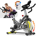 Pooboo Stationary Exercise Bike Indoor Cycling Bike Cycle Bicycle Adjustable Resistance for Home Office Cardio Workout Machine Max Weight 350 lb
