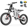 6000W(Peak) Motor 60V/35ah Battery, Freego X2pro Electric Motorcycle for Adults, Electric Bike 50MPH/7 Speed Off Road Electric Bicycle, 19x2 Full Suspension/Four - Piston Hydraulic Brake UL2849MTB