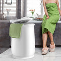 21L Large Towel Warmer Bucket for Bathroom, Hot Towel Heater with Flip-top Lid, Child Safety Lock & Auto Shut Off, Blanket Warmer for Bathrobes