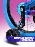 18" Illusion Girl'S Child Bike, Blue/Purple