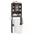 Tangkula Over Toilet Storage Cabinet with Sliding Barn Door