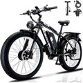 KETELES Electric Bike for Adults, Peak 4000W Dual Motor Ebike，26" Fat Tire Electric Mountain Bike, 48V 23AH Removable Battery UL 2849