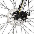 Ubesgoo 26" Lightweight Explorer Mountain Bike, 21 - Speed for Men and Women Disc Brakes & Suspension, Red/Black