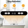 35L Large Towel Warmer Bucket for Bathroom, Foldable Blanket Warmer with Heat/Dry Modes, 24H Timer, Child Lock, Fits 3 Oversized 45"x70" Towels