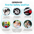 Droyd Weeler Electric Mini Bike - 24V 8ah Battery, 6 - 10 MPH, up to 8 Miles, LED Lights, Kids Ages 6+
