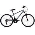 Huffy 24" Rock Creek Mountain Bike, Fits Riders 4'8" - 5'8", Gray, Adult, Men'S