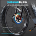 Dual Motors AWD 2000W Electric Bike for Adult 26'' UL2849 48V 30AH E - Mountain Bike 4.0 Fat Tire up to 35MPH&120miles Long Range Off - Road Ebike Dual Hydraulic Disc Brakes&Ful Suspension Electric Bicyc