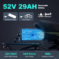 3000W(Peak) Motor 35MPH SMARTRAVEL ST202 Electric Dirt Bike for Adults, 52V50AH Dual Battery Ebike, 92+ Miles Range, 20" Motorcycle Tire UL2849 Certified, Full Suspension