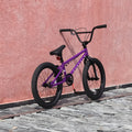 Cubsala 20 in Kids BMX Bike Freestylefor Age 6 - 14 Years Old Boys Girls with 4 Pegs, Black with Red Tires