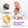 21L Large Towel Warmer Bucket for Bathroom, Hot Towel Heater with Flip-top Lid, Child Safety Lock & Auto Shut Off, Blanket Warmer for Bathrobes