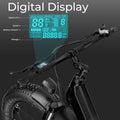 ANCHEER Electric Bike for Adults, 750W Ebike, 28MPH 60miles Electric Mountain Bike, 26" Fat Tire Electric Bicycle with 48V 15AH Battery, Rear Rack, Lockable Suspension Fork, 7 Speed, UL2849