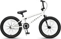Cubsala 20 in Kids BMX Bike Freestylefor Age 6 - 14 Years Old Boys Girls with 4 Pegs, Black with Red Tires