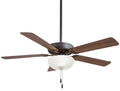 Minka Aire Fans - Contractor II Uni - Pack - 5 Blade Ceiling Fan with Light Kit - 18