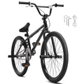 KFFKFF BMX Cycle, Freestyle Bike with 20 - Inch Wheels, BMX Racing Cycle with 360° Rotator and Four Pegs, Suitable for Novice to Skilled Riders, BMX Bikes for Teens and Adults