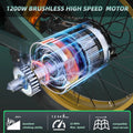3000W(Peak) Motor 35MPH SMARTRAVEL ST202 Electric Dirt Bike for Adults, 52V50AH Dual Battery Ebike, 92+ Miles Range, 20" Motorcycle Tire UL2849 Certified, Full Suspension