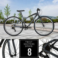 700c Hyper Bicycles Urban Bike for Adults, Gray, Character Group: Urban