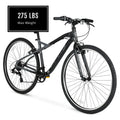 700c Hyper Bicycles Urban Bike for Adults, Gray, Character Group: Urban