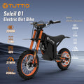 TUTTIO Soleil01 Electric Dirt Bike for Adults, 48V 21ah 200n.m, 2000W Motor, Max 37mph, Maximum Range 45 Miles, Dirt Bikes