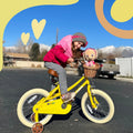 JOYSTAR Girls Bike for 2 - 12 Years Old Toddlers and Kids, 12" 14" 16" Kids Bike with Training Wheels & Basket, 20 in Kid'S Bicycle with Kickstand, Retro Style Bikes