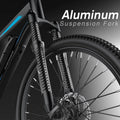 Totguard Electric Bike for Adults, 26" Ebike 350W Adult Electric Bicycles, Electric Mountain Bike with 36V 10.4ah Battery, Suspension Fork, Shimano 21 Speed Gears