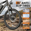 Totguard Electric Bike for Adults, 26" Ebike 350W Adult Electric Bicycles, Electric Mountain Bike with 36V 10.4ah Battery, Suspension Fork, Shimano 21 Speed Gears