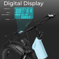 ANCHEER Electric Bike for Adults, 750W Ebike, 28MPH 60miles Electric Mountain Bike, 26" Fat Tire Electric Bicycle with 48V 15AH Battery, Rear Rack, Lockable Suspension Fork, 7 Speed, UL2849