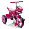 Xuanlur Kids Ride on Dinosaur Tricycle, Toddlers Kid Trike with Wide Flash Wheels, Anti - Slip Pedals, Rear Basket, Music & LED Lights, Toddler Bike Toys Gift for 3 - 6 Year Old Boys & Girls (Green)
