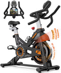 Pooboo Stationary Exercise Bike Indoor Cycling Bike Cycle Bicycle Adjustable Resistance for Home Office Cardio Workout Machine Max Weight 350 lb