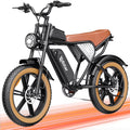1500W MTB Electric Bicycle 48V 20ah Removable Battery E - Bike，electric Bike for Adults 20" Fat Tire Electric Motorcycle, Shimano 7 Speed Full Suspension Mountain Bike UL2849