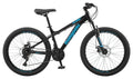24" Durham Mountain Bike, 21 Speeds, Black