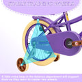 XJD Girls Bike for Toddlers and Kids Ages 2 - 12 Years Old, 12 14 16 in Kids Bike with Training Wheels & Basket, 20 in Girls Bicycle with Handbrake & Kickstand