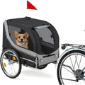 AECOJOY Dog Bike Trailer, Large 57'' Pet Bicycle Carrier for Small and Medium Dogs