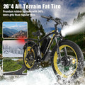 5000W (Peak) Electric - Bike for Adults, 60V 25AH Battery Electric Motorcycle, Dual - Motor - Ebike 50MPH Ebike, 26*4.0 Fat Tire Electric - Bicycle, AWD 21 - Speed Mountain Bike for All - Road UL 2849