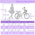 XJD Girls Bike for Toddlers and Kids Ages 2 - 12 Years Old, 12 14 16 in Kids Bike with Training Wheels & Basket, 20 in Girls Bicycle with Handbrake & Kickstand
