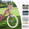 Bstjewey 20 in Girls Bike with Basket, Kids Bicycle for Ages 7 - 13