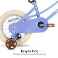 JOYSTAR Girls Bike for 2 - 12 Years Old Toddlers and Kids, 12" 14" 16" Kids Bike with Training Wheels & Basket, 20 in Kid'S Bicycle with Kickstand, Retro Style Bikes
