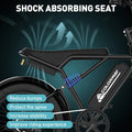 COLORWAY 750W 20"x4.0 Fat Tire Electric Bike, 48V 15ah Battery, Off - Road E - Bike for Adults, UL2849 Certified