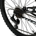 24" Hyper Bicycles Havoc Mountain Bike, Youth/Adult, Recommended Ages 10 - 14 Years Old, Black